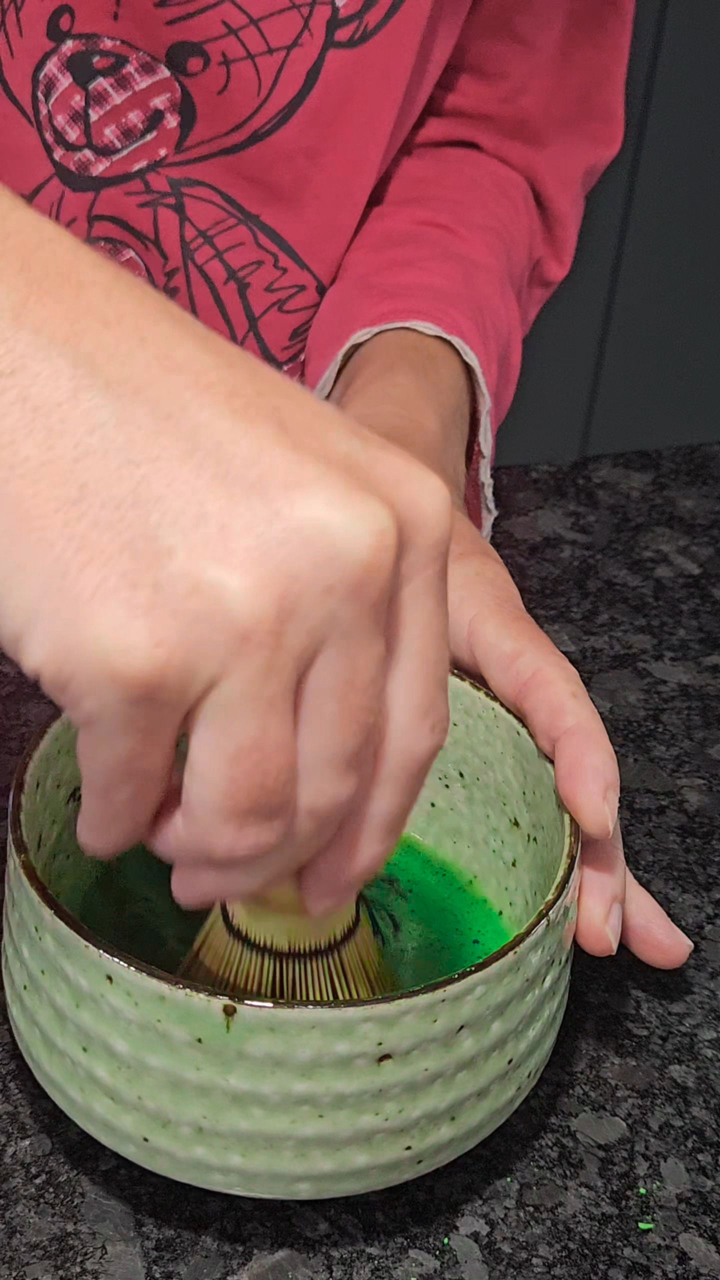 Lifestyle fotka s matchou TomiKa